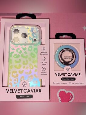 Velvet Caviar iPhone 17 Pro - White Opal Leopard